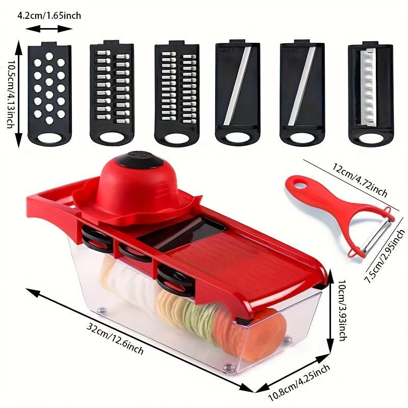 Multifunction Kitchen Slicer 6 Blades