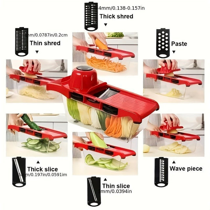 Multifunction Kitchen Slicer 6 Blades