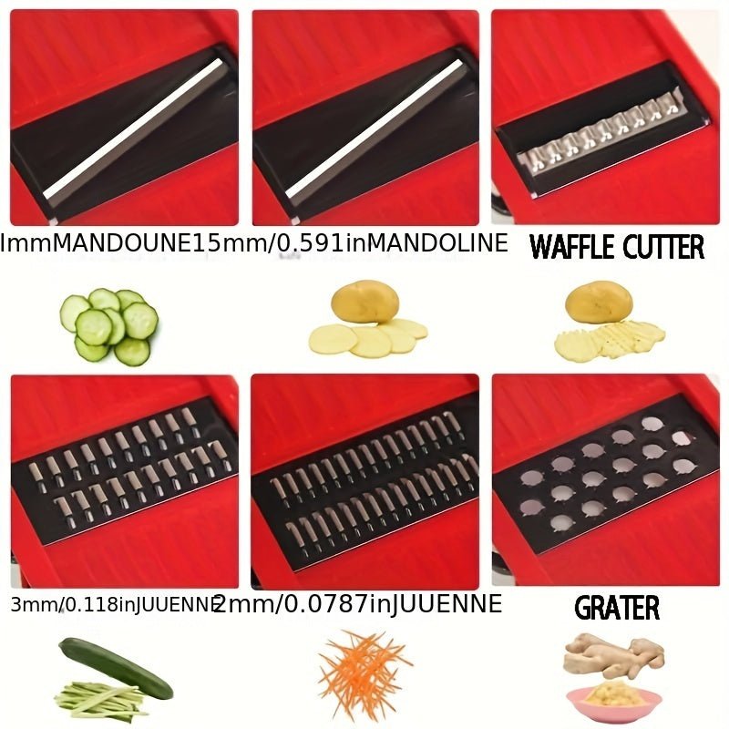 Multifunction Kitchen Slicer 6 Blades