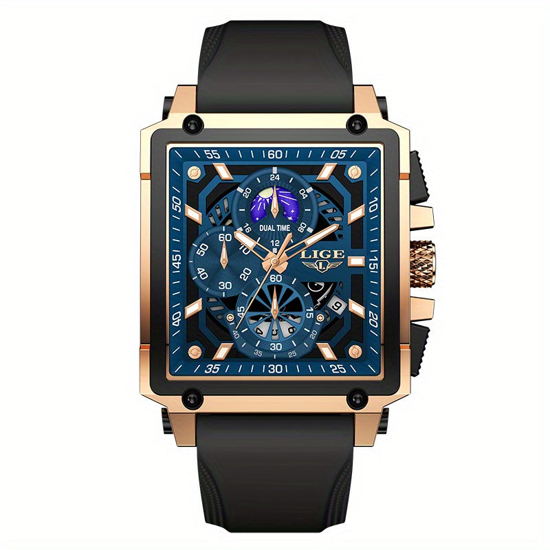 Relógio LIGE Fashion -Chronograph