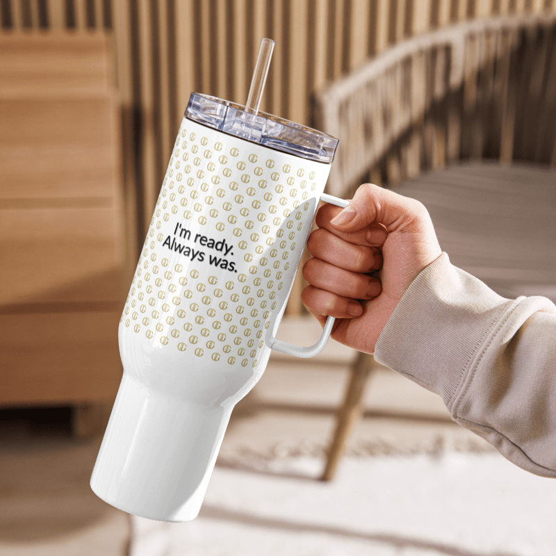 Travel mug with a handle - 40 oz (1183 ml)