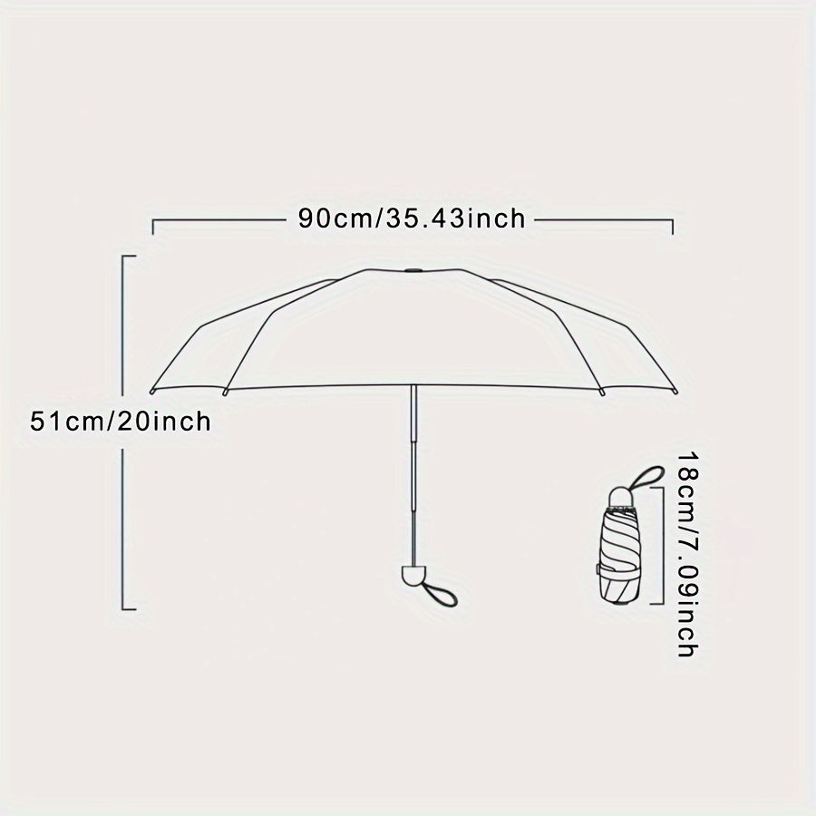 Mini guarda-chuva portátil para viagem