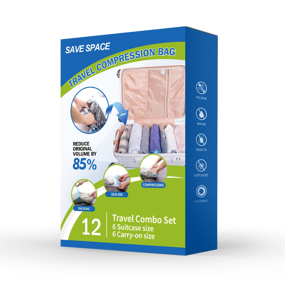 Sacos economizadores de espaço - 20 pcs