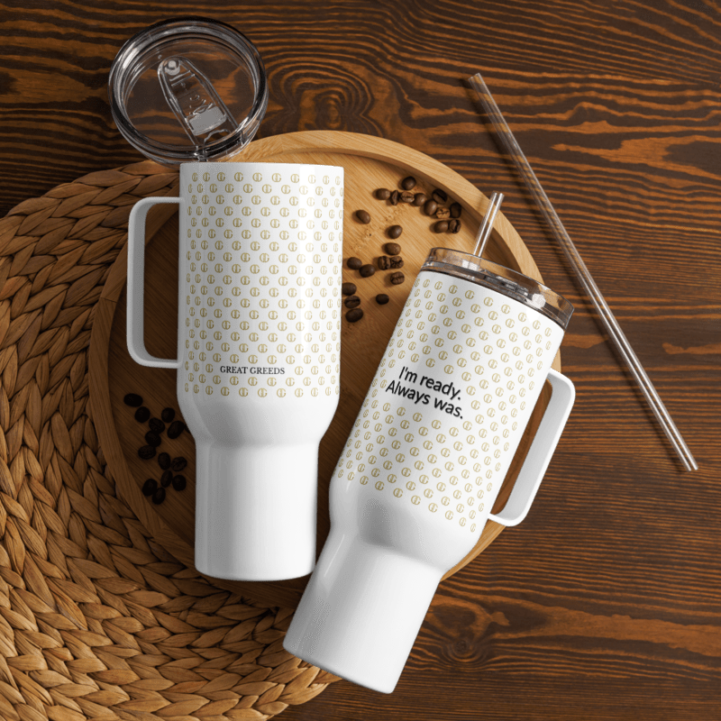 Travel mug with a handle - 40 oz (1183 ml)