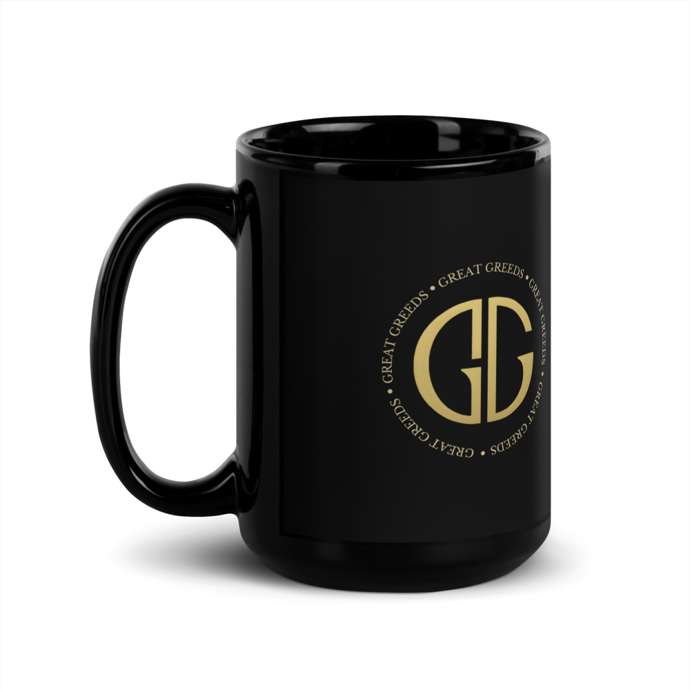 Black Glossy Mug - 15 oz