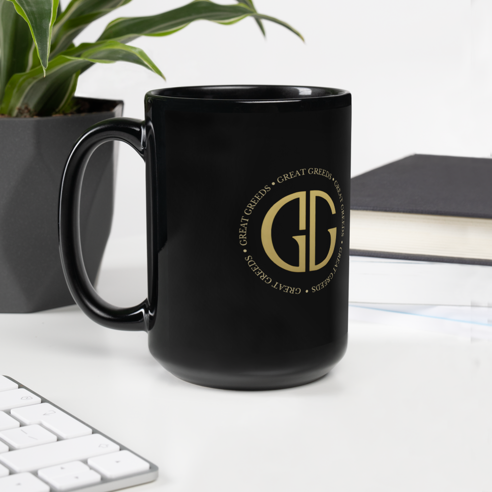 Black Glossy Mug - 15 oz