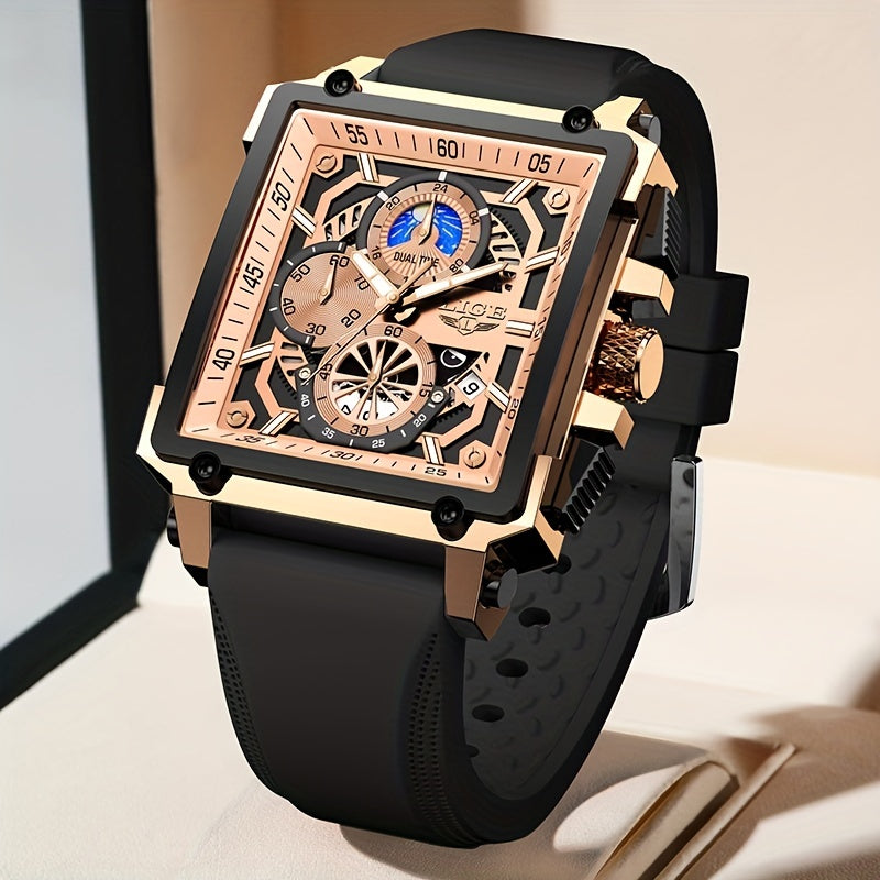 Relógio LIGE Fashion -Chronograph