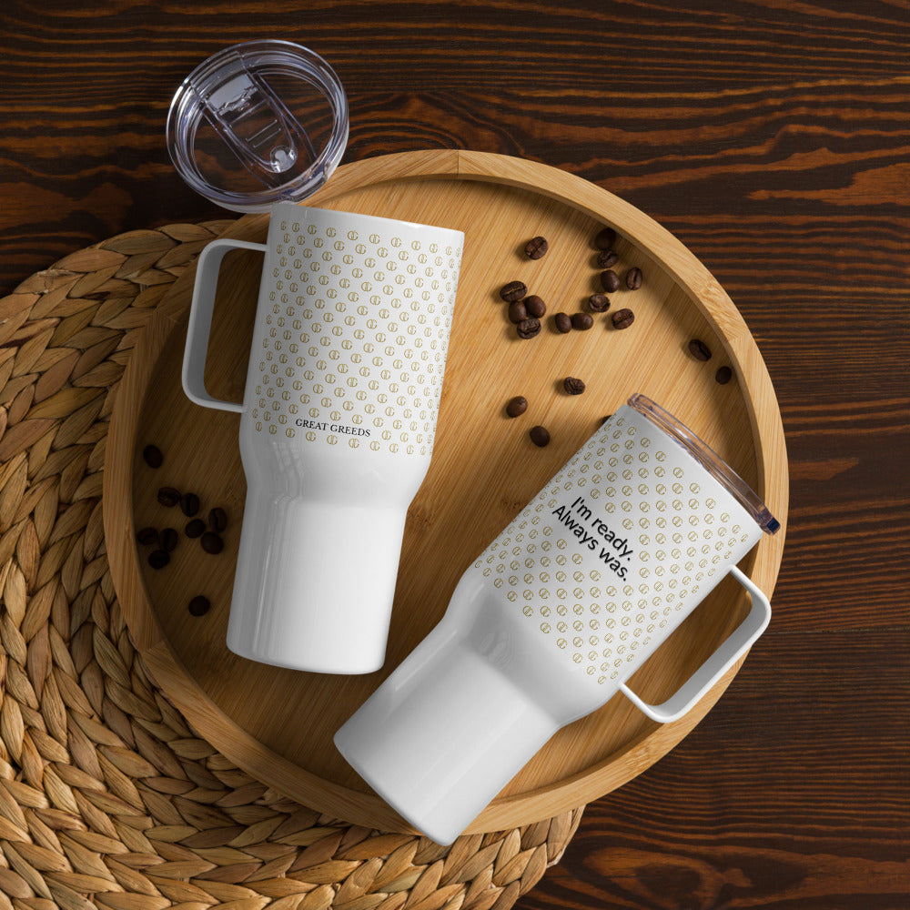 Travel mug with a handle - 25 oz (739 ml)
