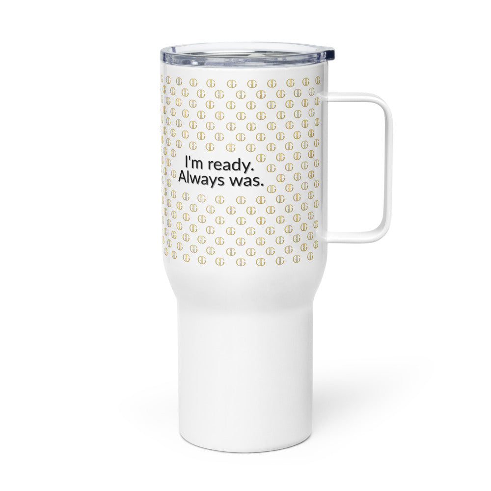 Travel mug with a handle - 25 oz (739 ml)