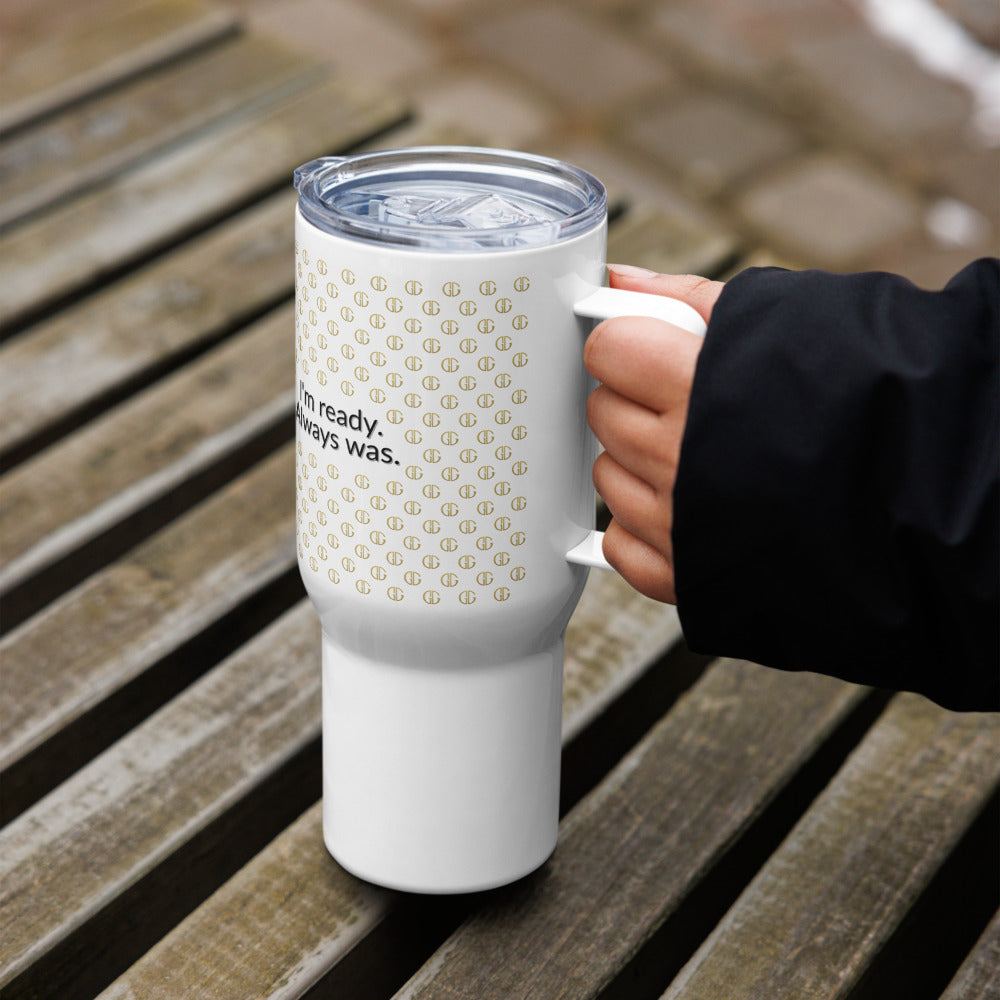 Travel mug with a handle - 25 oz (739 ml)