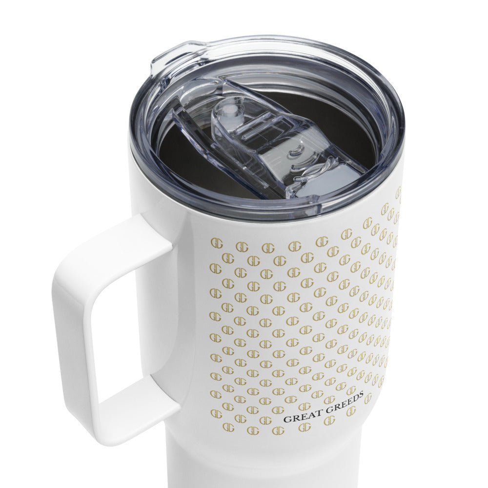 Travel mug with a handle - 25 oz (739 ml)