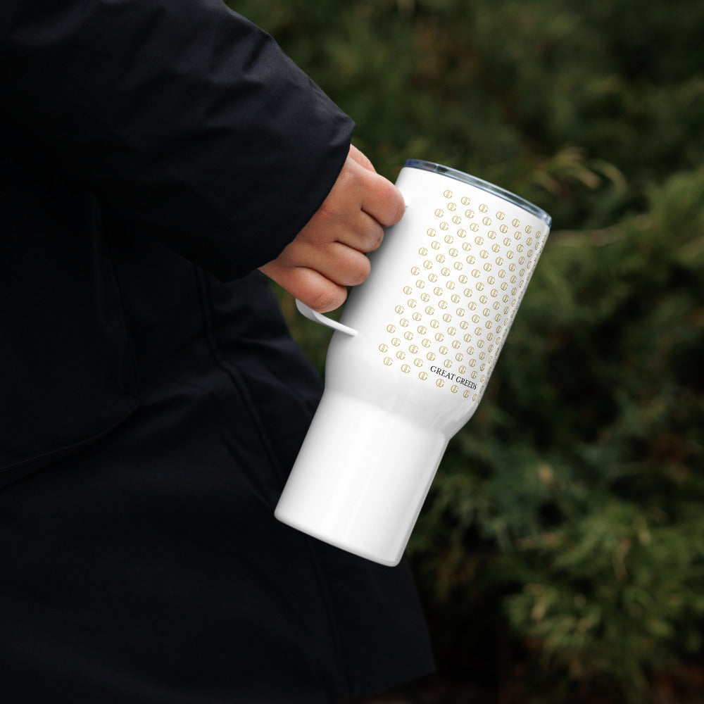 Travel mug with a handle - 25 oz (739 ml)