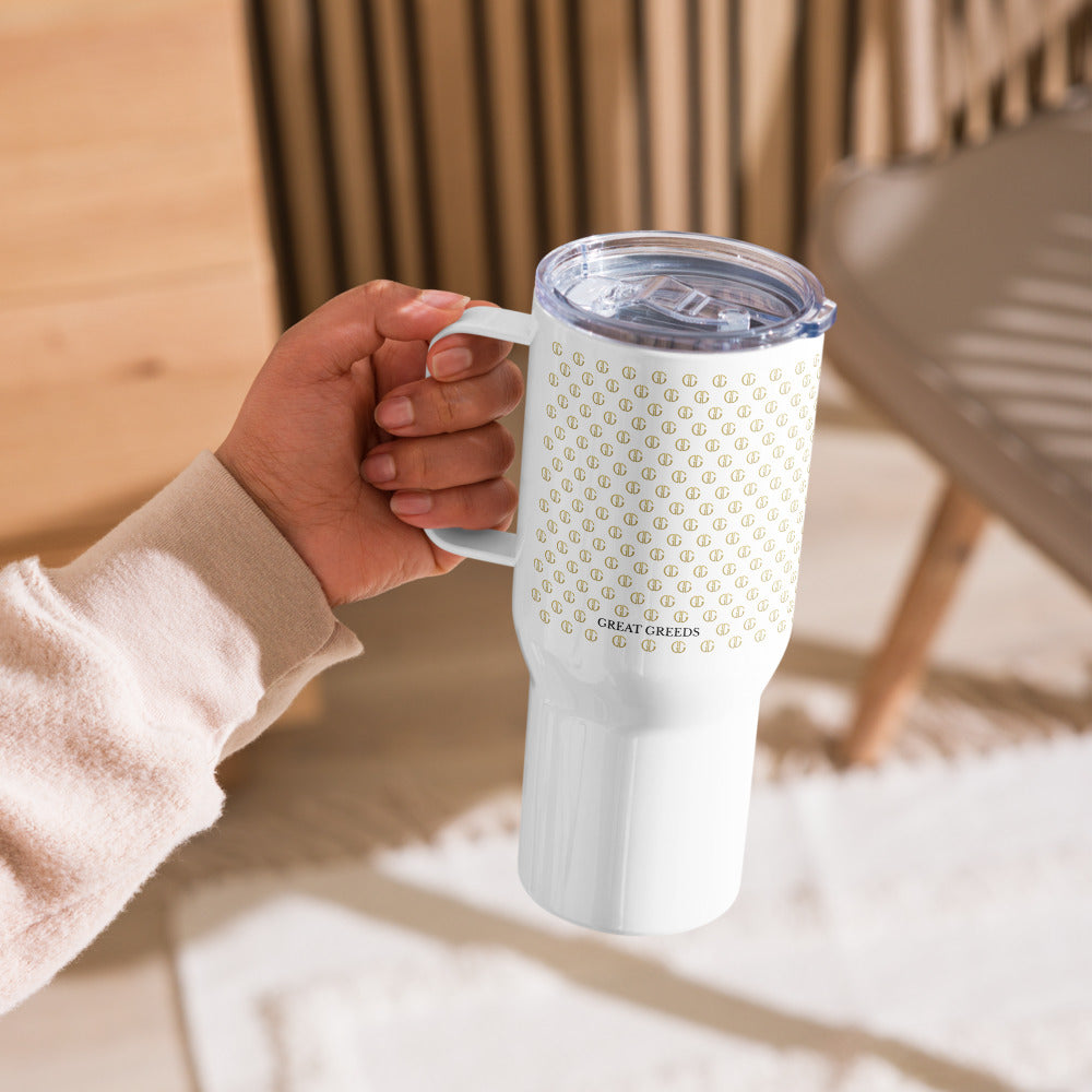 Travel mug with a handle - 25 oz (739 ml)